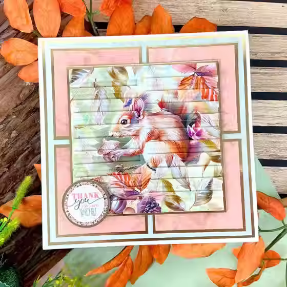 Thumbnail: Square Striped Panel - Moonstone Dies By Hunkydory - Craftmania Stock Photo 5