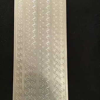 Scroll Borders - Silver- Peel Offs - Craftmania Stock Photo 1