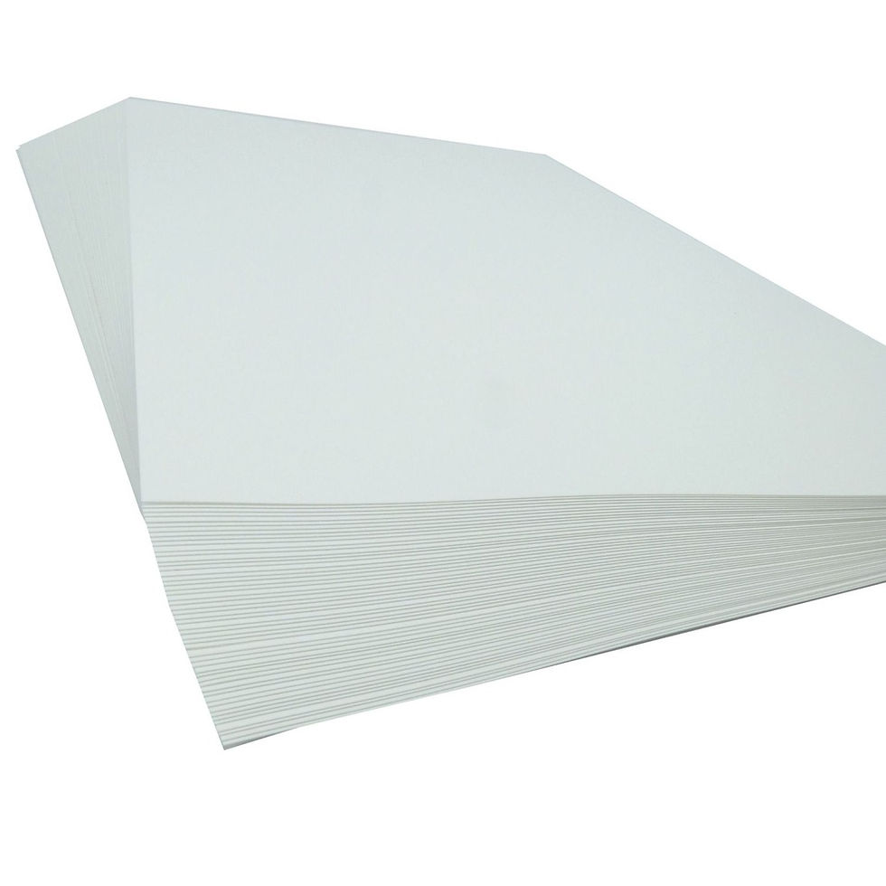 White Watercolour - A6 Paper - Pack of 10 By Personal Impressions - Craftmania Stock Photo 1