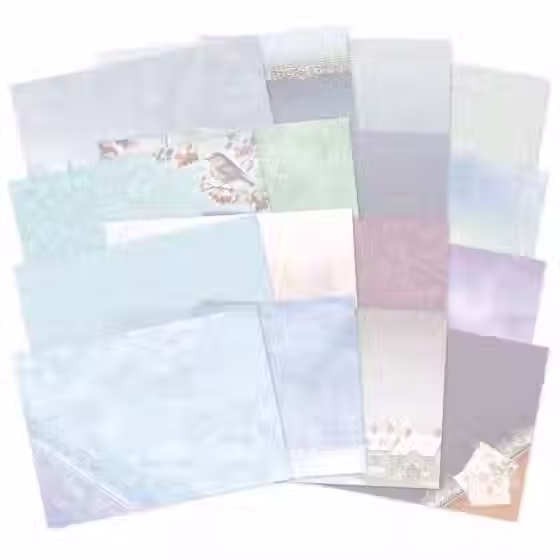 Snow is Falling Luxury Card Inserts By Hunkydory - Craftmania Stock Photo 1