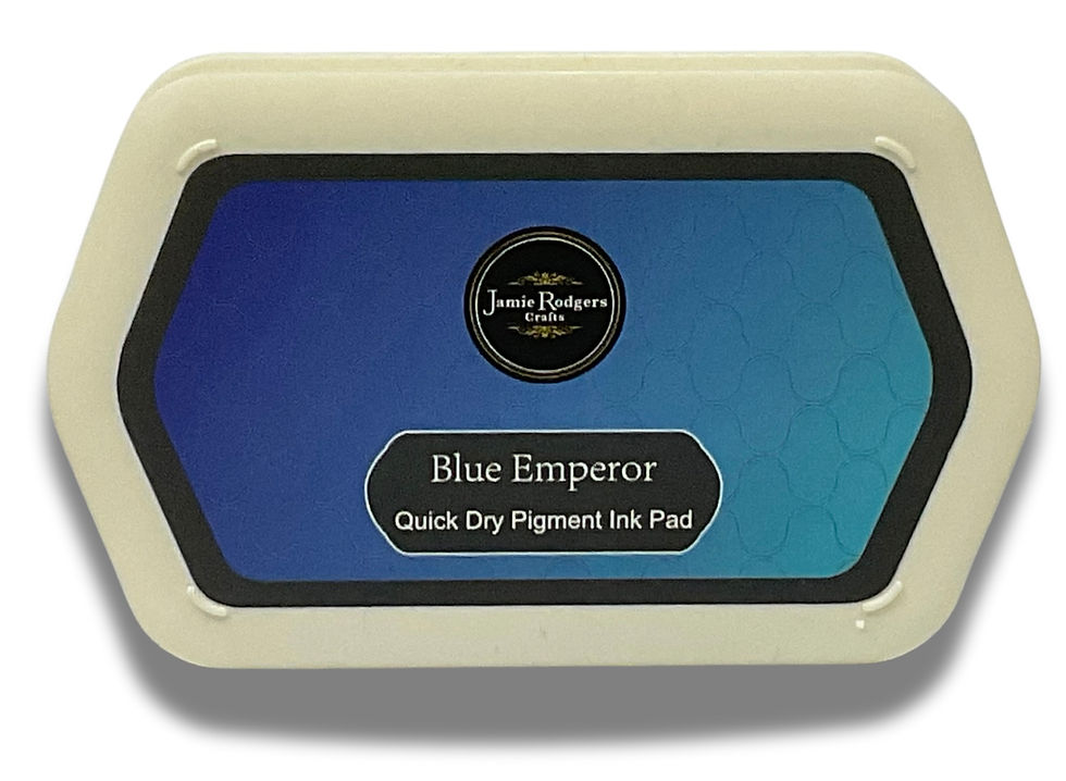 Blue Emperor - Quick Dry Pigment Ink Pad By Jamie Rodgers Crafts