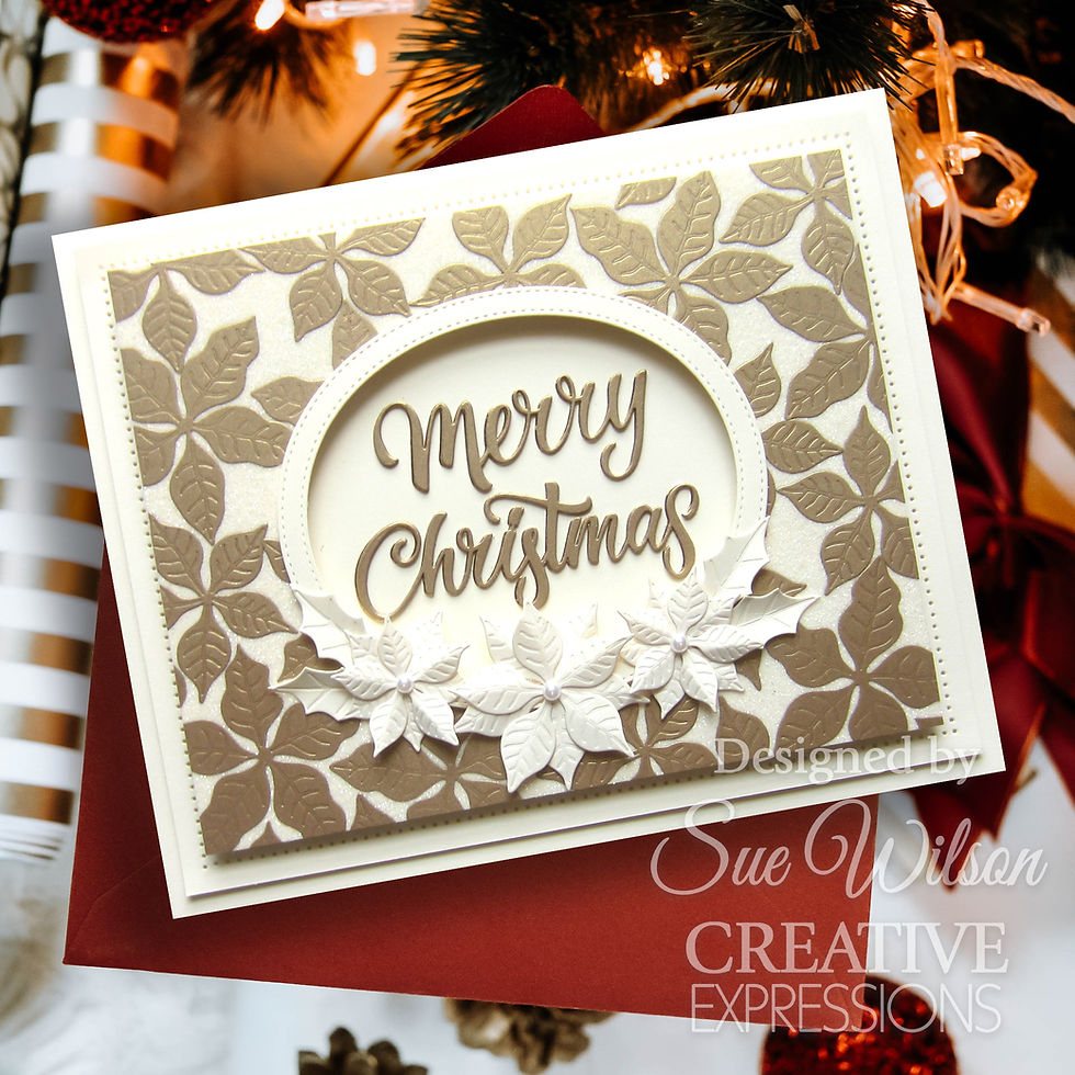 Thumbnail: Festive Stylish Poinsettia Craft Die By Sue Wilson