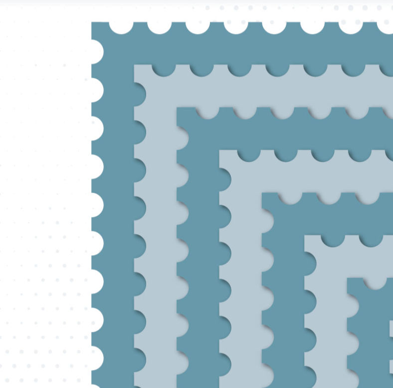 Postage Rectangles Die Set - Mats & Layers Collection By Jamie Rodgers Crafts - Craftmania Stock Photo 2