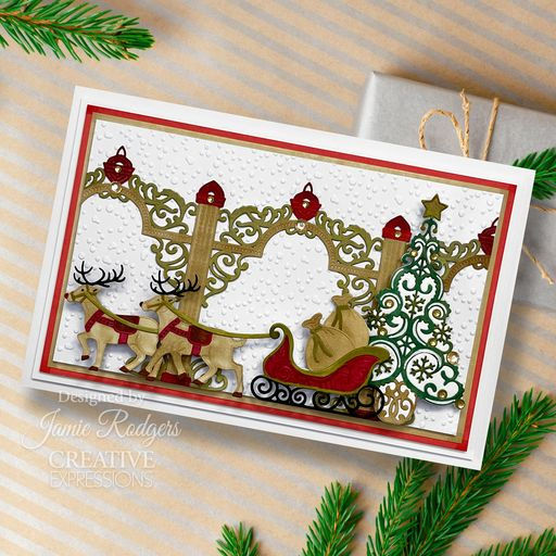 Thumbnail: Swirly Snowflake Tree - Festive Collection By Jamie Rodgers Craftmania Stock Photo 6