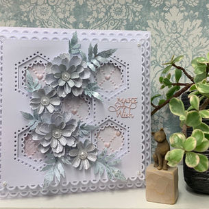 Delicate Floral Hexagons