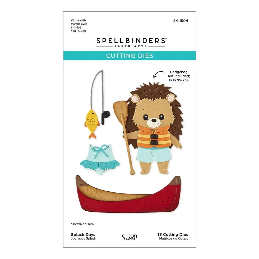 Splash Days Etched Dies By Spellbinders - Craftmania Stock Photo 1