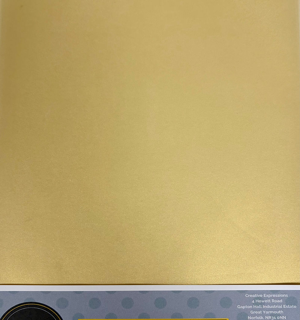 Gold Vellum A4 100gsm 10 Sheets By Jamie Rodgers Crafts - Craftmania Stock Photo 1