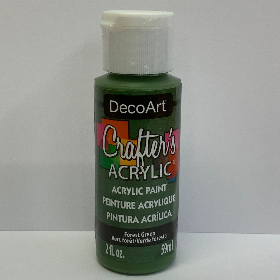Forest Green - Crafters Acrylic By DecoArt - Craftmania Stock Photo 1