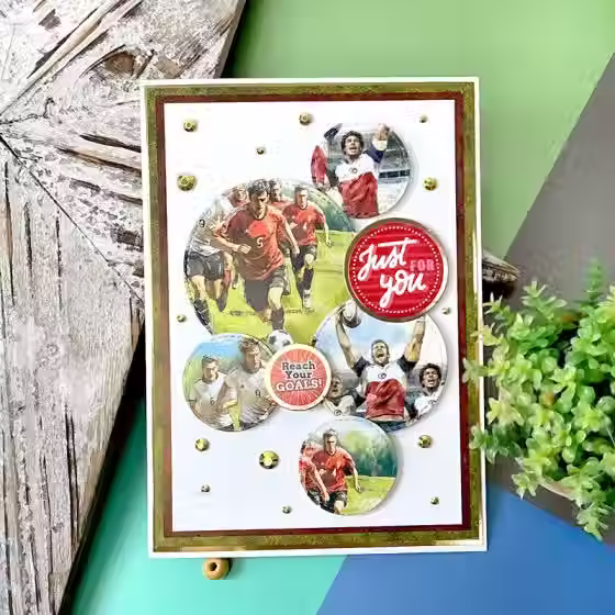 Thumbnail: Sporty Guys - Pocket Pad By Hunkydory - Craftmania Stock Photo 3