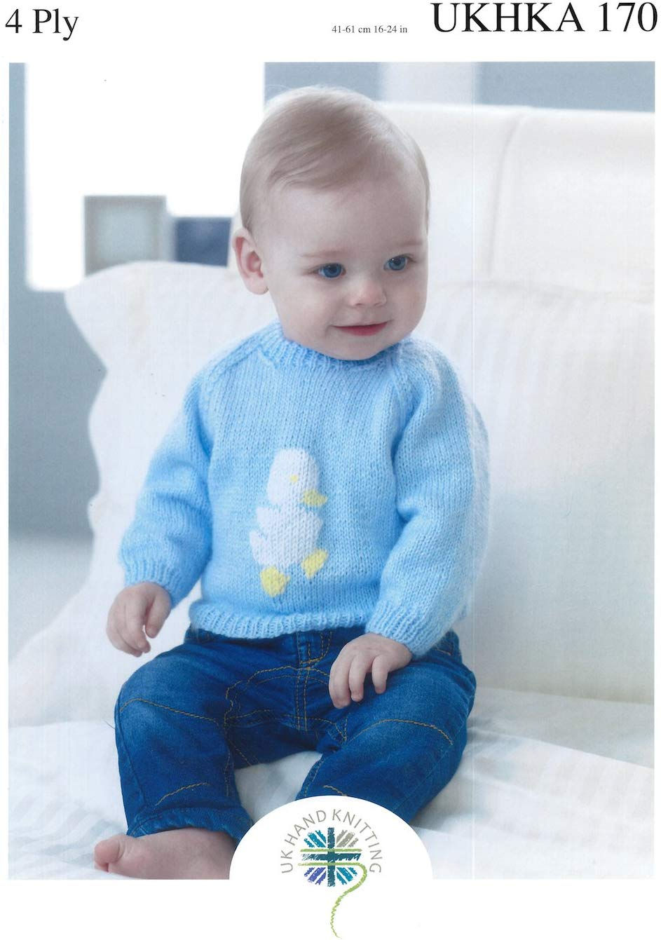 Baby Sweaters - Duck, Owl & Rabbit Designs -  4-Ply By Ukhka - Craftmania Stock Photo 1