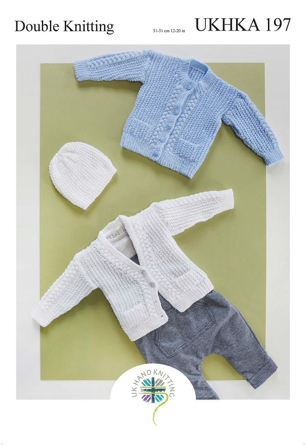 Baby Cardigans and Hat  - Double Knitting Pattern By Ukhka - Craftmania Stock Photo 1