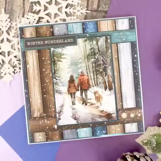 Snowy Days & Frosted Nights  - Pocket Pad By Hunkydory - Craftmania Stock Photo 2