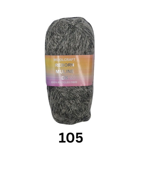 Reborn Muline 105 - Recycled D/K By Woolcraft - Craftmania Stock Photo 1