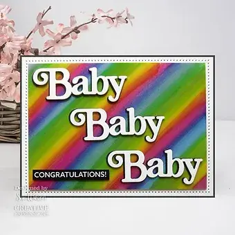 Thumbnail: Baby -  Shadowed Craft Die By Sue Wilson