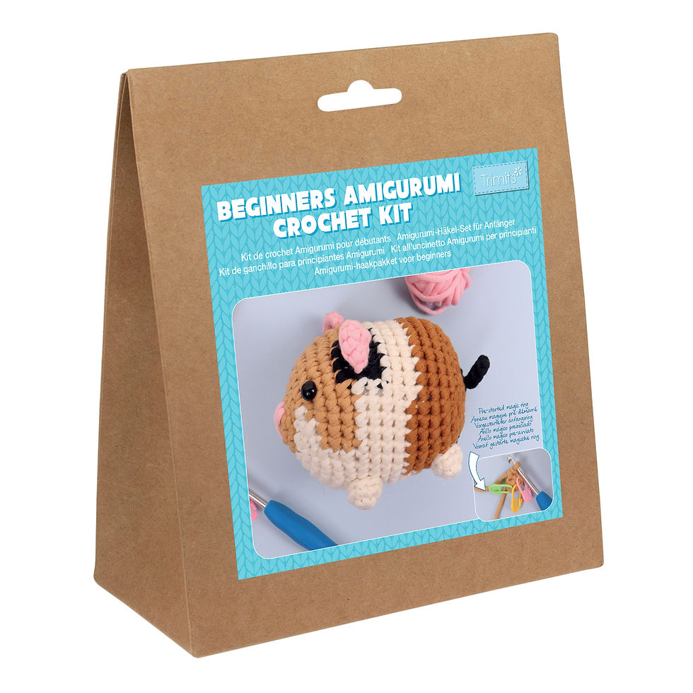 Guinea Pig - Beginners Crochet Kit By Trimits - Craftmania Stock Photo 1