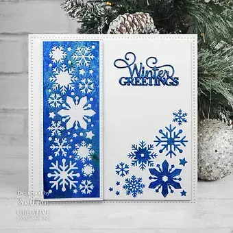 Thumbnail: Winter Greetings - Mini Expressions Craft Die BySue Wilson