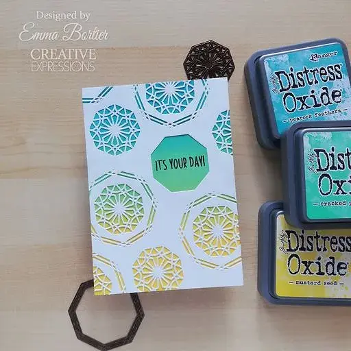 Rosette - Craft Die - Art Deco Collection By Sue Wilson - Craftmania Stock Photo 2