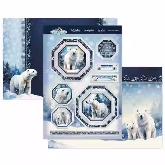 Polar Bear Wishes Luxury Topper Set By Hunkydory - Craftmania Stock Photo 1