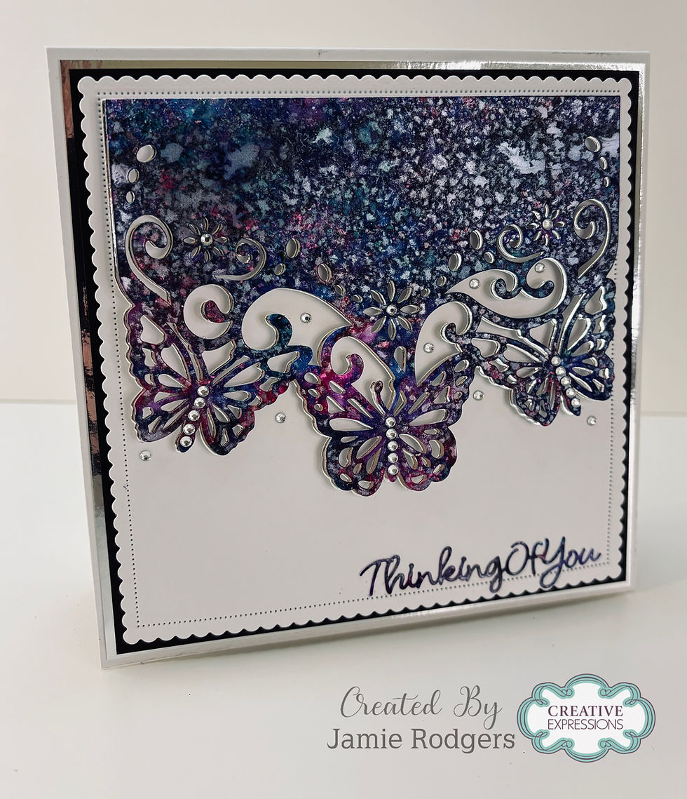 Thumbnail: Butterfly Breeze Cover Plate Craft Die - Frames & Tags Collection By Sue Wilson 5