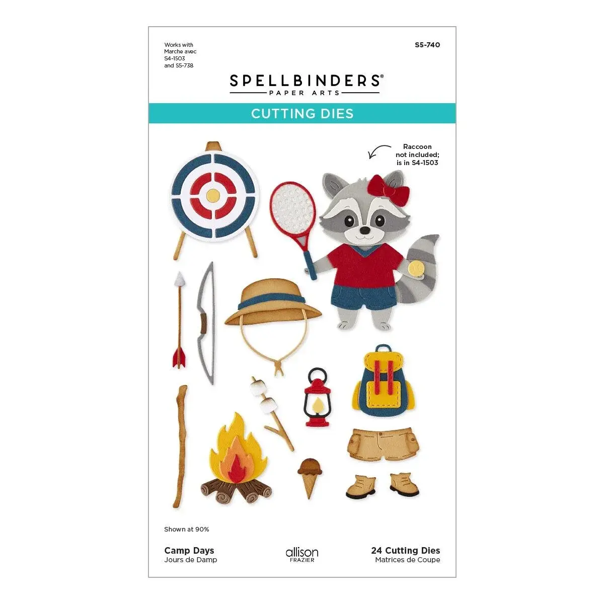 Camp Days Etched Dies by Spellbinders - Craftmania Stock Photo 1