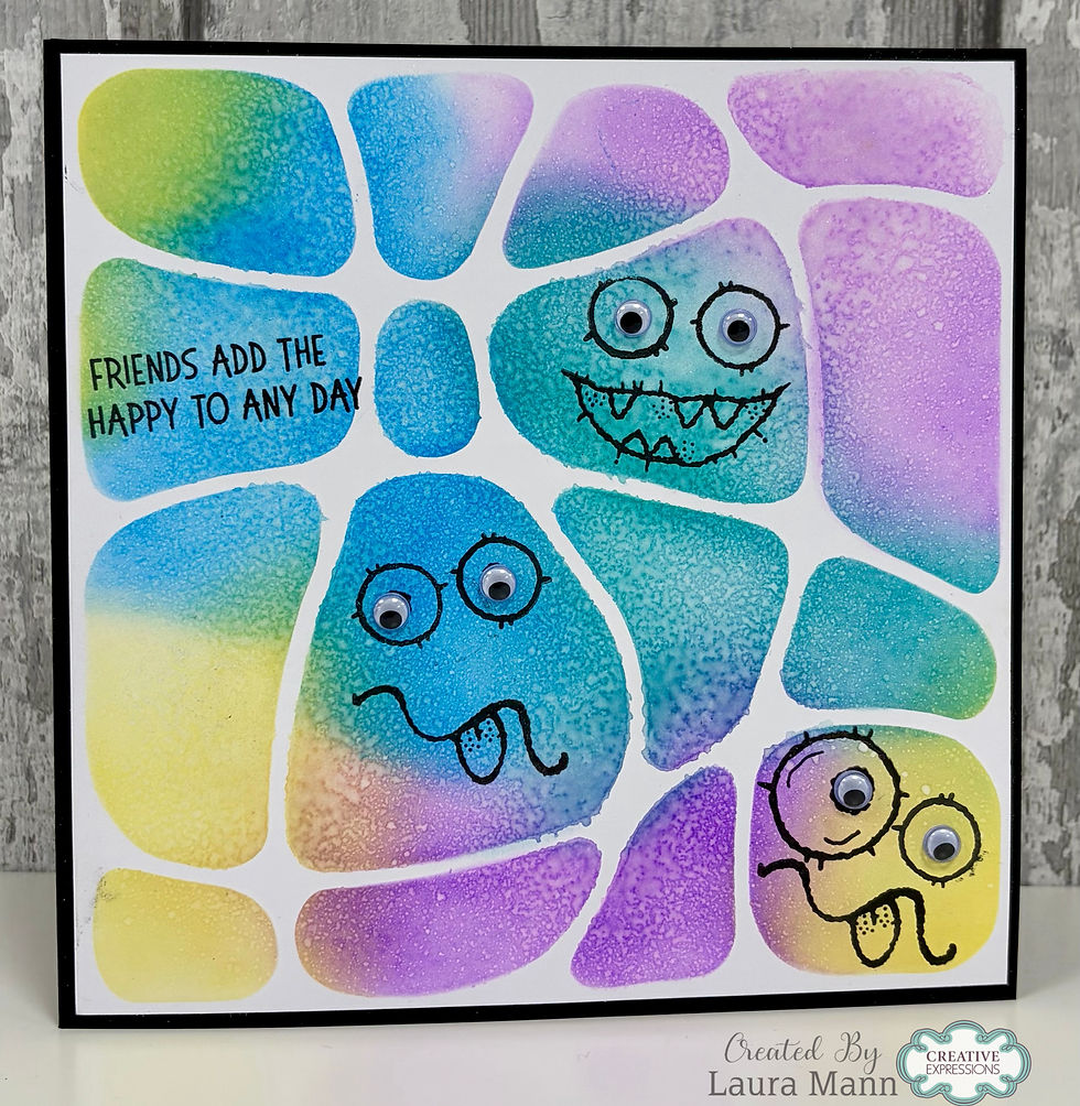 Thumbnail: Woodware Large Doodle Template One 7x7" Stencil By Françoise Read