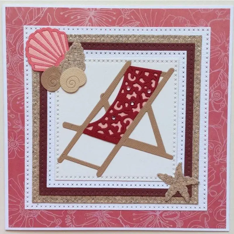 Deckchair - Craft Die By Sweet Dixie  - Craftmania Stock Photo 2