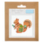 Squirrel - Mini Counted Cross Stitch Kit By Trimits - Craftmania Stock Photo 1