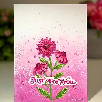 Thumbnail: Coneflower Layered Flowers - Craft Die By Sue Wilson - Craftmania Stock Photo 3