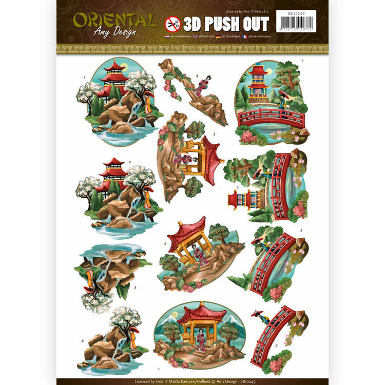 Oriental Push-Out Decoupage By Amy Design - Craftmania Stock Photo 1