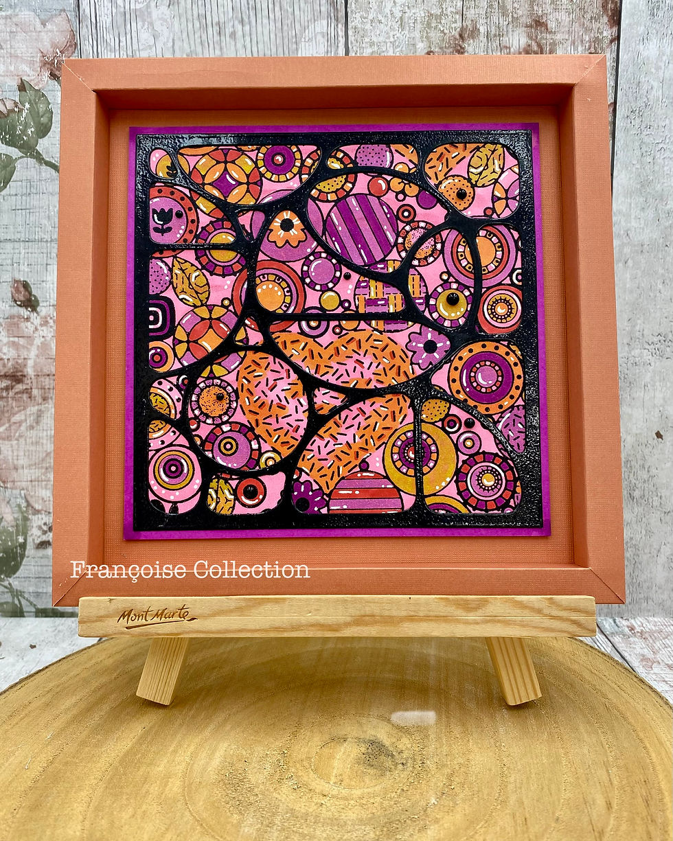 Thumbnail: Woodware Doodle Grid Three Craft Die Set By Françoise Read