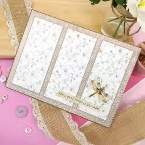 Thumbnail: Nicely Natural & Neutral Hessian - Duo Design Paper Pads By Hunkydory - Craftmania Stock Photo 4