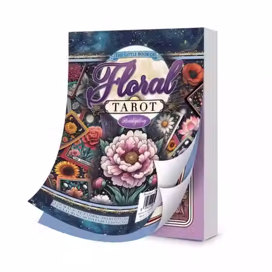 The Little Book of Floral Tarot By Hunkydory - Craftmania Stock Photo 1