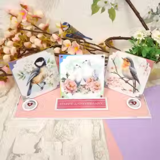 Thumbnail: Birds in Focus - Square Pocket Pad By Hunkydory - Craftmania Stock Photo 4