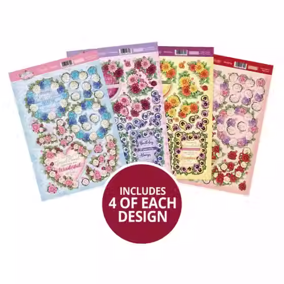 Floral Sentiment Collection By Hunkydory - Craftmania Stock Photo 1