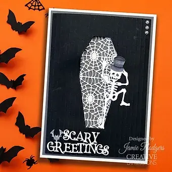Thumbnail: Halloween Creepy Coffin - Craft Die By Jamie Rodgers - Craftmania Stock Photo 4