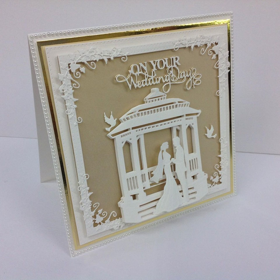 Thumbnail: On Your Wedding Day Mini Expressions Die Jamie Show Card
