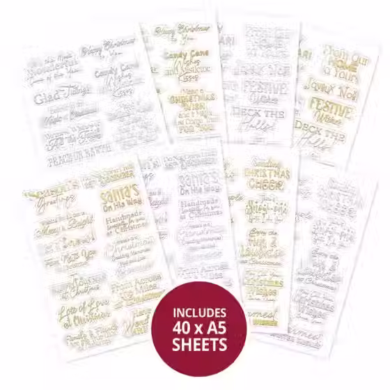 The Big Book of Ink Me!  - Festive Shaped Sentiments By Hunkydory - Craftmania Stock Photo 2