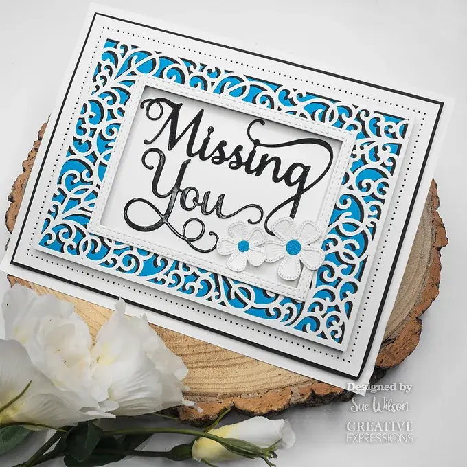Thumbnail: Missing You - Noble Shadowed Collection By Sue Wilson - Craftmania Stock Photo 4
