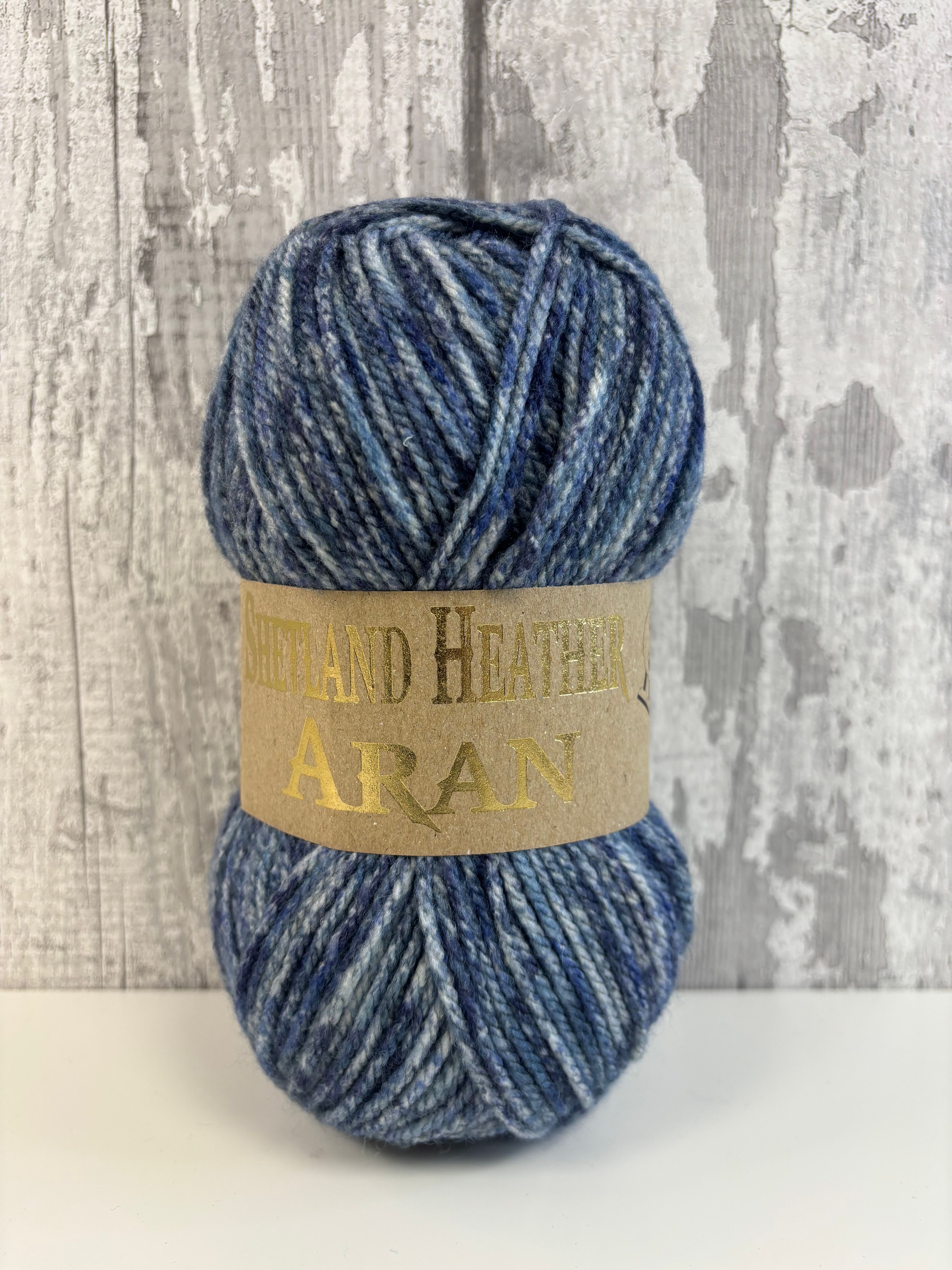 Cloudy Bay - Shetland Heather Aran By Woolcraft - Craftmania Stock Photo