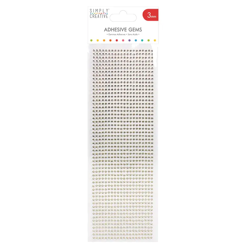 Gold Gems - 3mm By Simply Creative - Craftmania Stock Photo 1