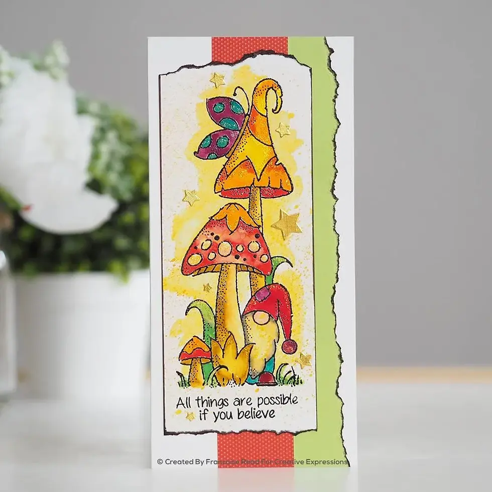 Thumbnail: Magical Mushrooms - Clear Stamp By Francoise Read - Craftmania Stock Photo 3