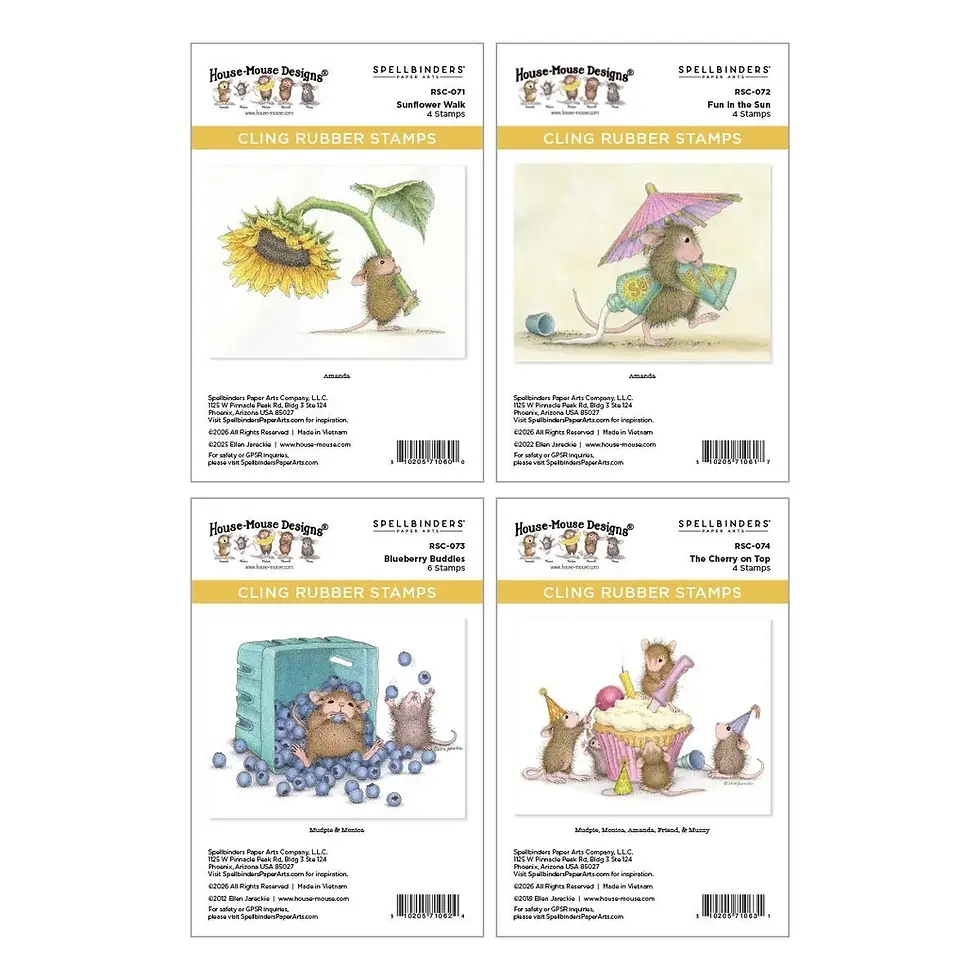 Thumbnail: House-Mouse Sunflower Walk Collector Bundle By Spellbinders - Craftmania Stock Photo 1