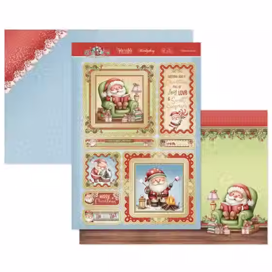 Santa Surprise! Luxury Topper Set By Hunkydory - Craftmania Stock Photo 1