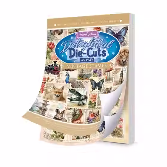 Delightful Die-Cuts - Vintage Stamps By Hunkydory - Craftmania Stock Photo 1