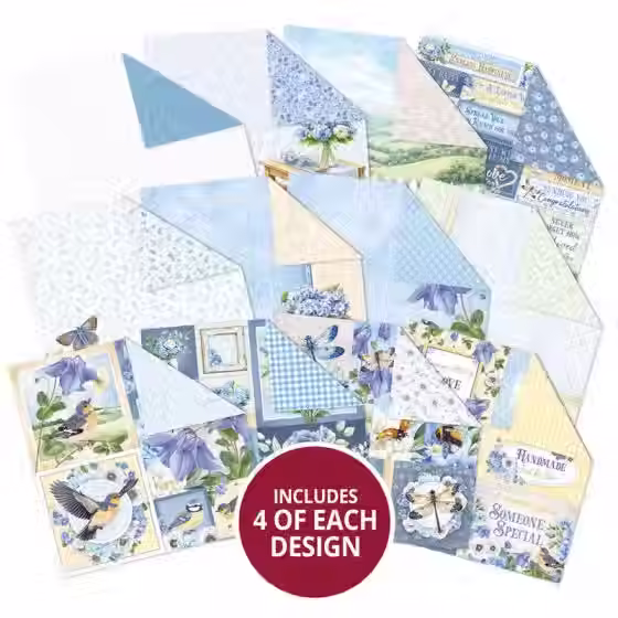 True Blue - Premium Paper Pads By Hunkydory  - Craftmania Stock photo 2