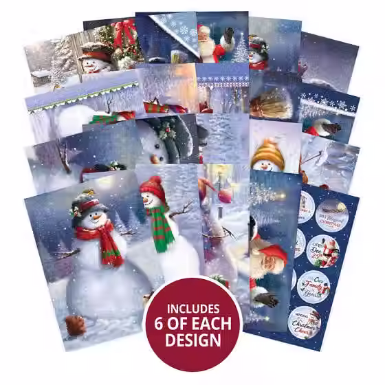 The Little Book of Frosty & Friends by Hunkydory - Craftmania Stock Photo 2