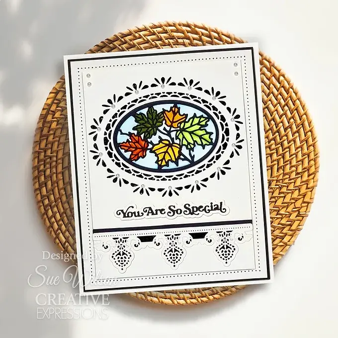 Border Lace Filigree Craft Die By Sue Wilson - Craftmania Stock Photo 2