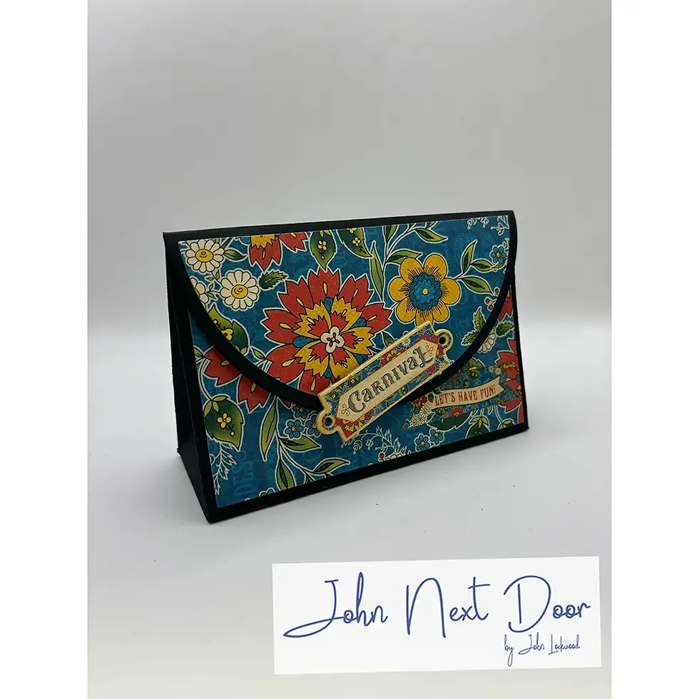 Greetings Panels Die Set & Purse Die Set By John Next Door - Craftmania Stock Photo 2