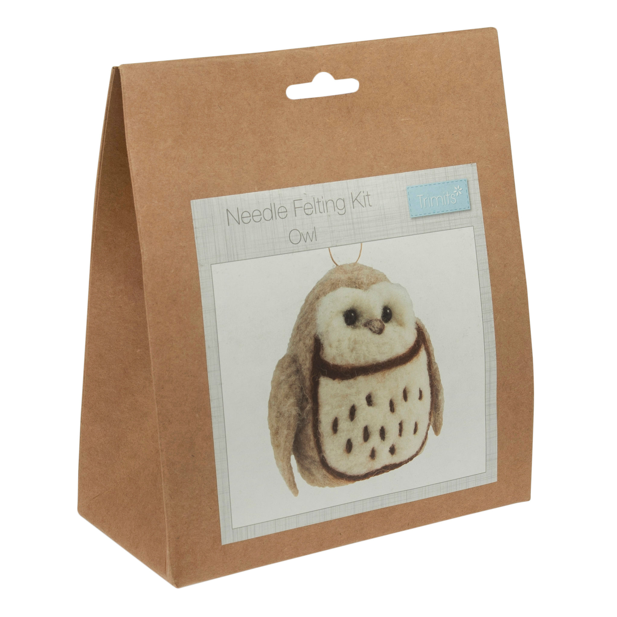Owl - Needle Felting Kit By Trimits - Craftmana Stock Photo 1