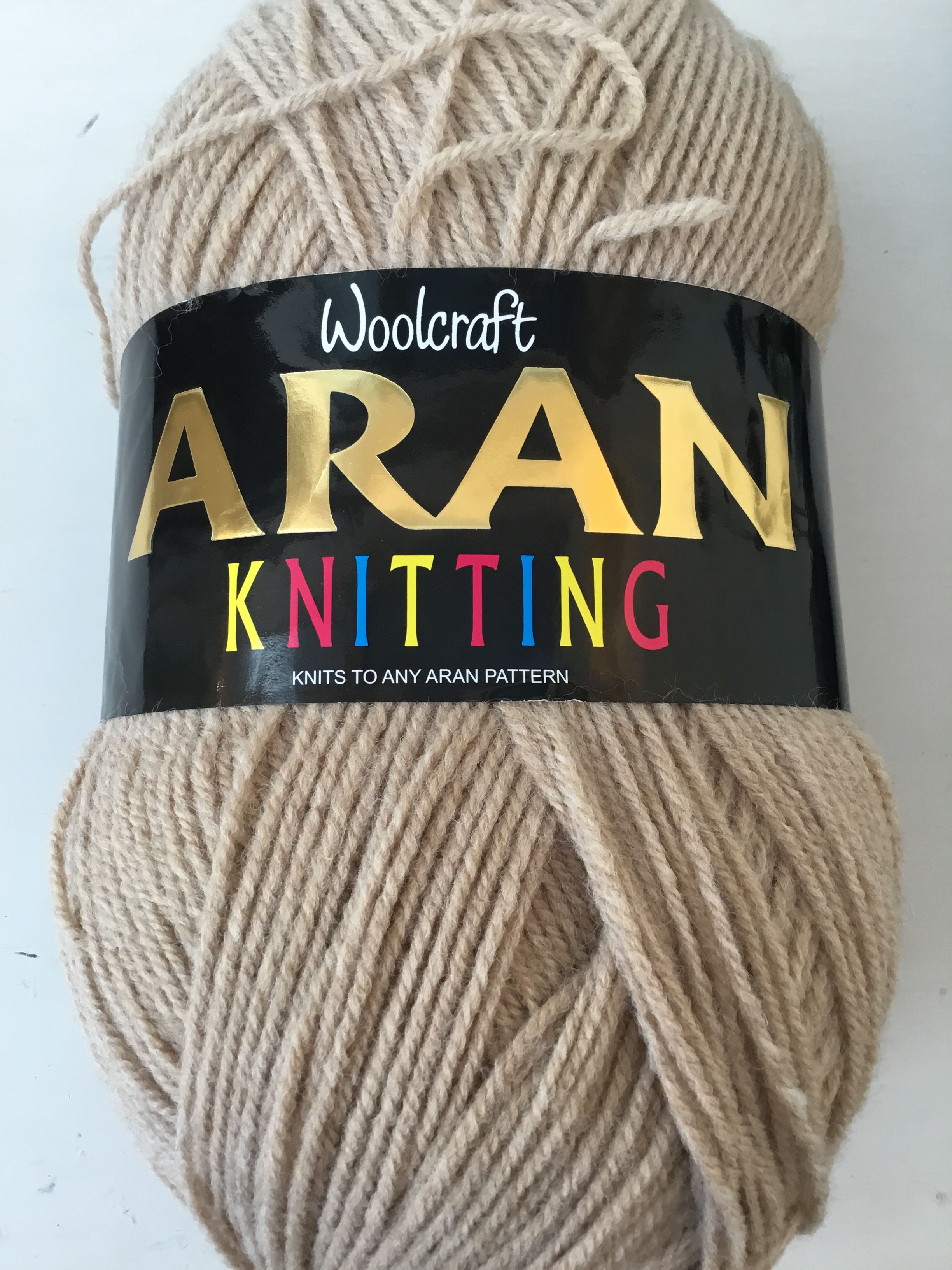 Oatmeal - Aran By Woolcraft - Craftmania Stock Photo 1